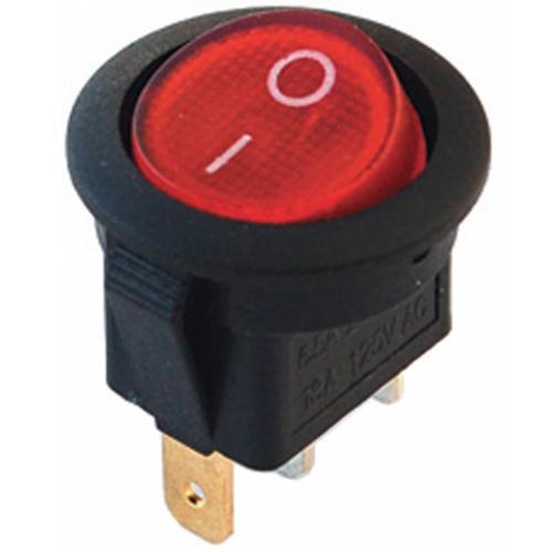Yuvarlak Işıklı Anahtar Aç Kapa On Off Anahtar 12 Volt IC-131A