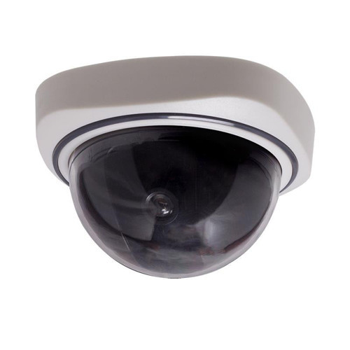 PM-1200 Maket Dome Dummy Kamera Kırmızı Ledli Pilli Sah te Caydırıcı Kamera
