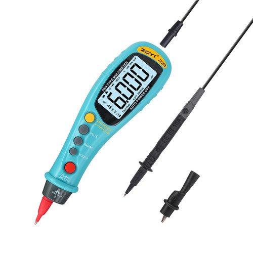 ZT-203 Kalem Tipi True Rms Dijital Ölçü Aleti Direnç Kapasite Multimetre Ölçüm Cihazı
