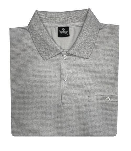 Herman Yakalı Klasik Fit Kısa Kol Erkek Tişört 7290