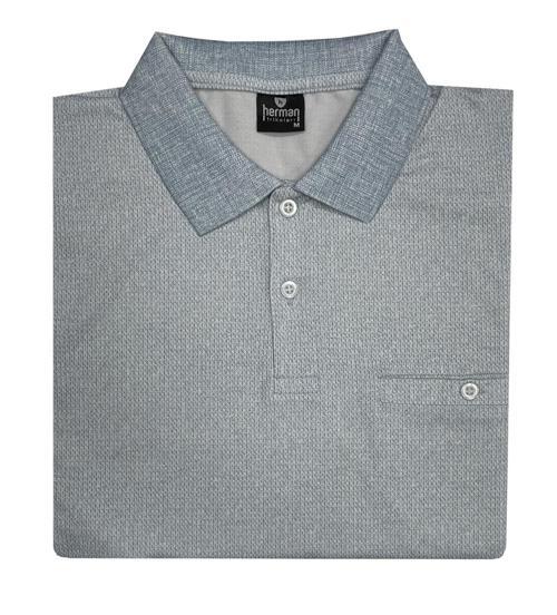 Herman Yakalı Klasik Fit Kısa Kol Erkek Tişört 7290