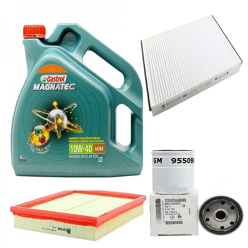Opel Astra G 1.4 - 1.6 Bakım Seti ( Mobil 10W40 Yağlı ) Bujisiz