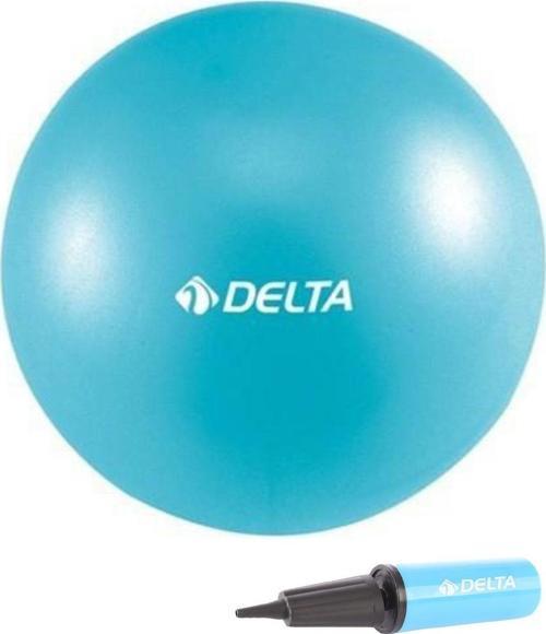 20 cm Mavi Pilates Denge Egzersiz Topu + Pilates Topu Pompası
