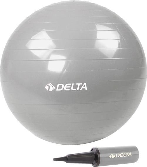65 cm Silver Deluxe Pilates Topu Ve Çift Yönlü Pompa Seti
