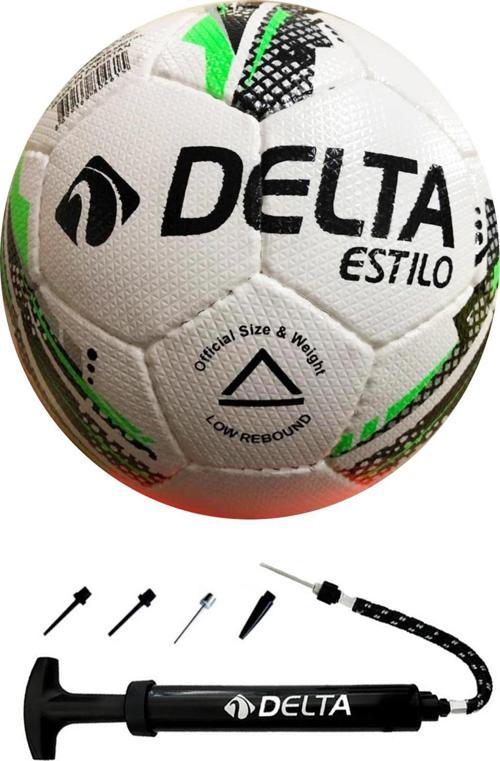 Estilo 4 Numara El Dikişli Futsal Topu Salon Futbolu Topu +  Çok Fonksiyonel Top Pompası Seti