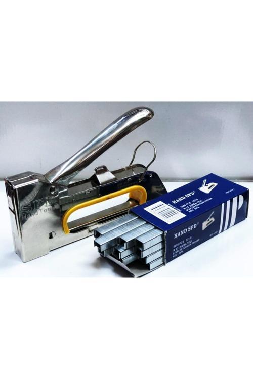 Mekanik Zımba Tabancası 1 Adet Zımba Teli Hediye 13/4-6-8 Mm Powerful