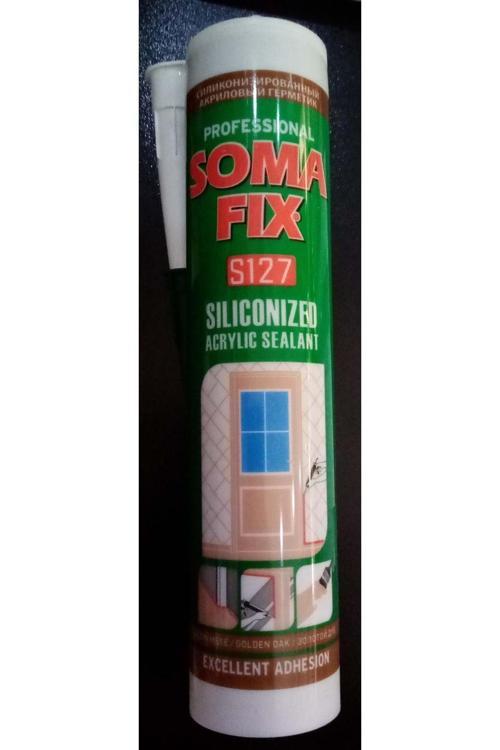 Somafix S127 Silikonize Mastik - Altın Meşe