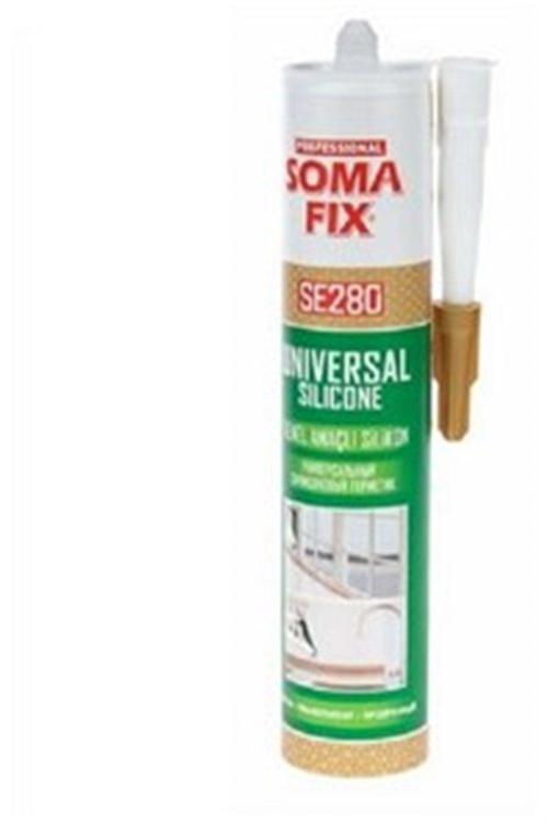 280 Gr Şeffaf Somafix Fermfıx Genel Amaçlı Asetik Silikon