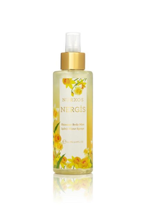 9103 Nergis 150 ML Kadın Işıltılı Koku Vücut Spreyi 8681124691033