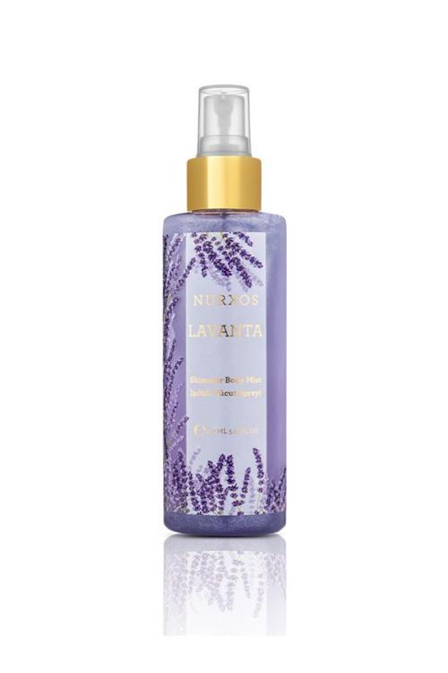 9112 Lavanta 150 ML Kadın Işıltılı Koku Vücut Spreyi 8681124691125
