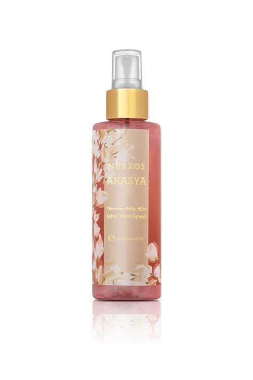 9107 Akasya 150 ML Kadın Işıltılı Koku Vücut Spreyi 8681124691071