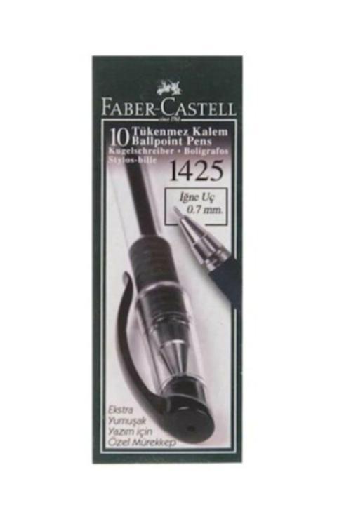 Faber-Castell 1425 Iğne Uç Tükenmez Kalem Siyah 10 Adet ( 1 Paket 10 Adet )425990