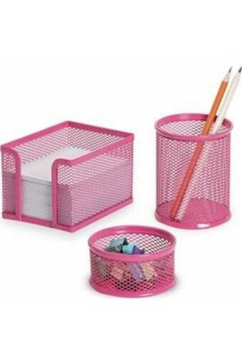 Globax 3'Lü Metal Ofis Set