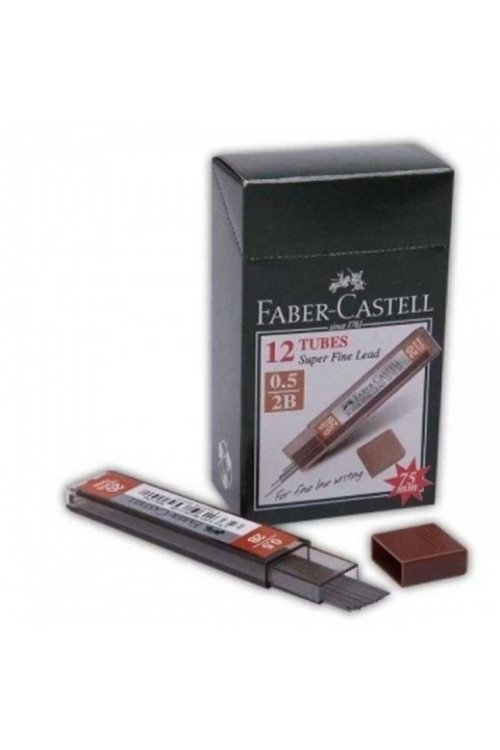 Super Fine Min Kalem Uçu Siyah 0.5 Mm 2B ×12 Adet