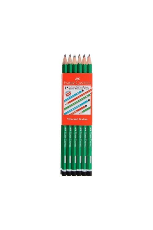 Faber-Castell Köşeli Mercanlı Kurşun Kalem 144'Lü