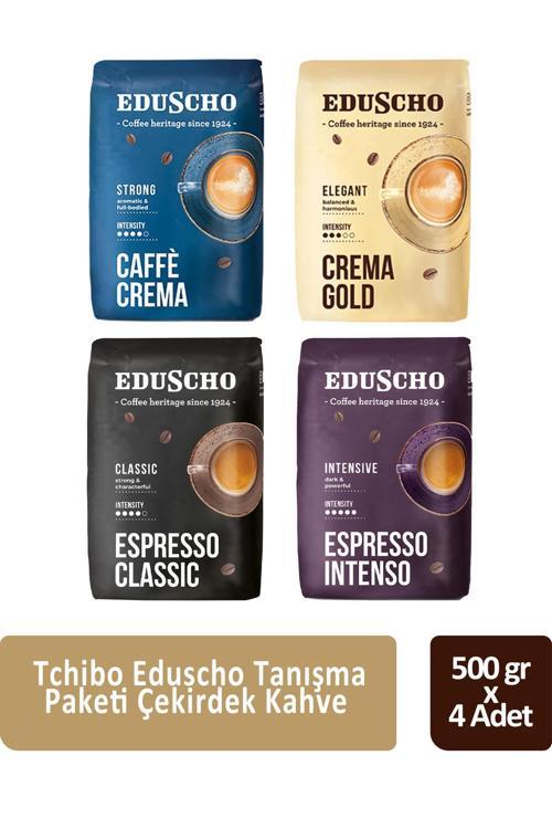 Eduscho Çekirdek Kahve Tanışma Paketi 500 gr x 4 Adet