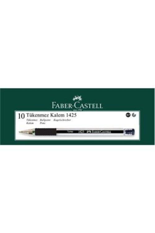 Faber-Castell 1425 Iğne Uç Tükenmez Kalem Siyah 10 Adet