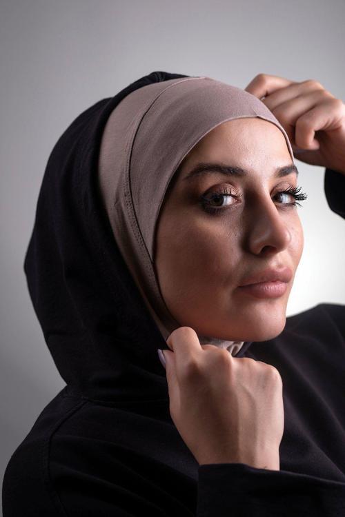 Vizon Pratik Hazır Geçmeli Bone Viskon Kumaş Hijab Spor 2106_10