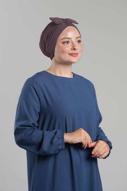 Vizon Pratik Hazır Geçmeli Fiyonklu Bone Sandy Çift Taraflı Çapraz 3007B_10