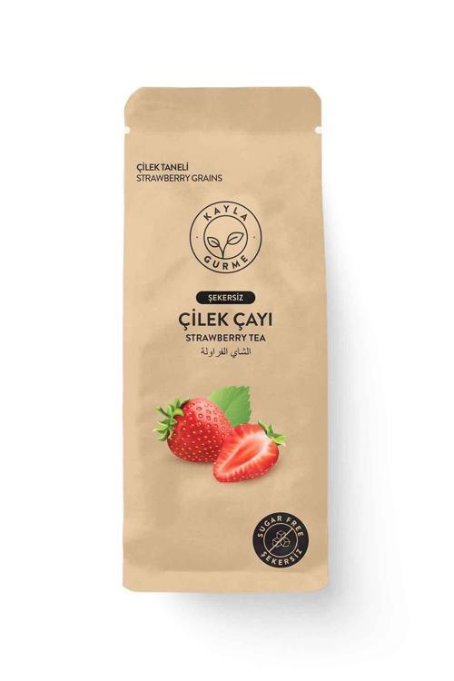 Şekersiz Çilek Çayı - Çilek Taneli - 250 Gr.