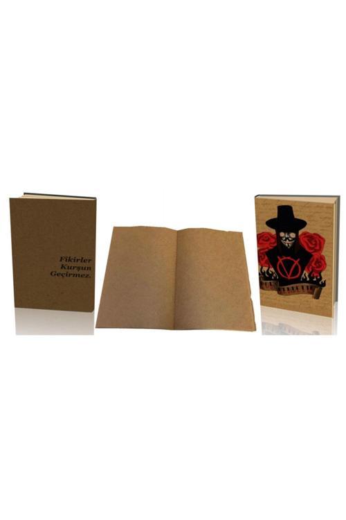 Hobi Defteri / Kraft Kağıt Anı Defteri / Nostaljik Defter