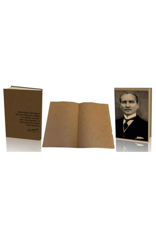 Hobi Defteri / Kraft Kağıt Anı Defteri / Nostaljik Defter