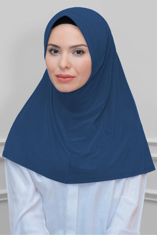 P. Mavisi Pratik Hazır Geçmeli Tesettür Eşarp Sandy Kumaş Sade 1600_17