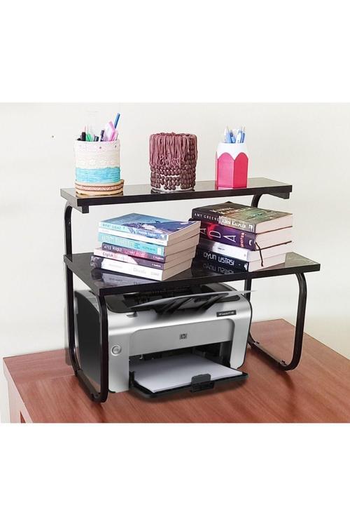 Masa Üstü Printer Yazıcı Rafı Kitap Evrak Rafı Masaüstü Organizer Raf