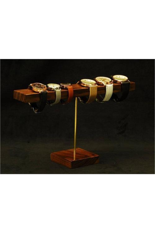 Mücevher Bilezik / Bileklik / Saat Teşhir Standı, Vitrin Ahşap Takı Teşhir Standı (Tekli 10 Cm)