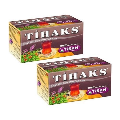 Tihaks Karışık Bitki Süzen Poşet Çay 2'li 20 x 2.5 G
