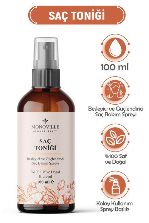 Besleyici Ve Güçlendirici Saç Bakım Spreyi 100 ml %100 Doğal (Hair Care Spray)