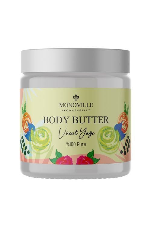 Body Butter %100 Doğal 8 Yağ Içeren Kuruluk Karşıtı Onarıcı Cilt Bakım Yağı 100 ml