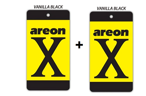 X Vanılla Black Oto Araç Kokusu (2li )