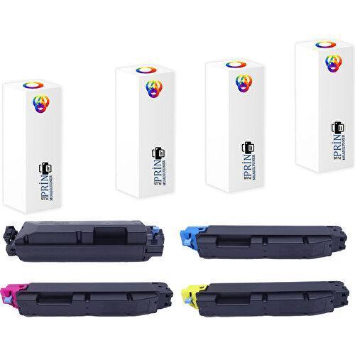 Ecosys M6230CIDNT TK-5270 4 Renk Muadil Toner 6 Bin Baskı