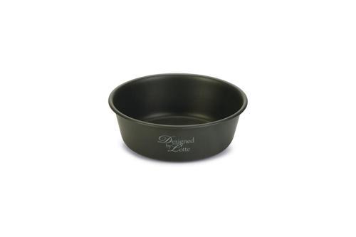 DBL Köpek Mama Su Kabı, Mat Siyah Paslanmaz Çelik, 13cm, 470ml