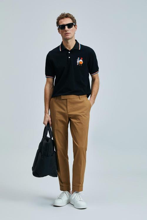 Erkek Sansa Smart Polo T-Shirt 111040218 Siyah