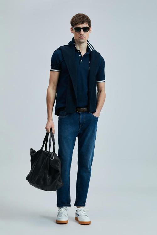 Erkek Everes Smart Polo T-Shirt 111040216 Lacivert