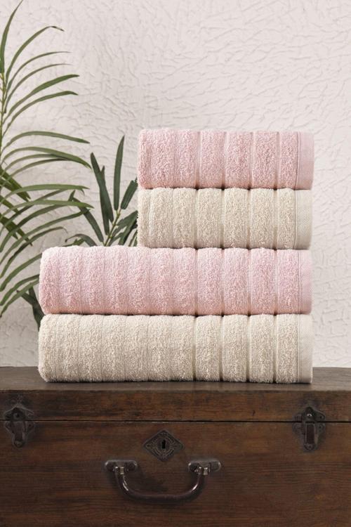 Textile Elora 4'Lü Banyo Havlu Seti