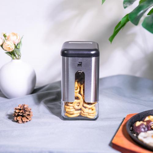 Shinex Inox Cam Saklama Kabı M