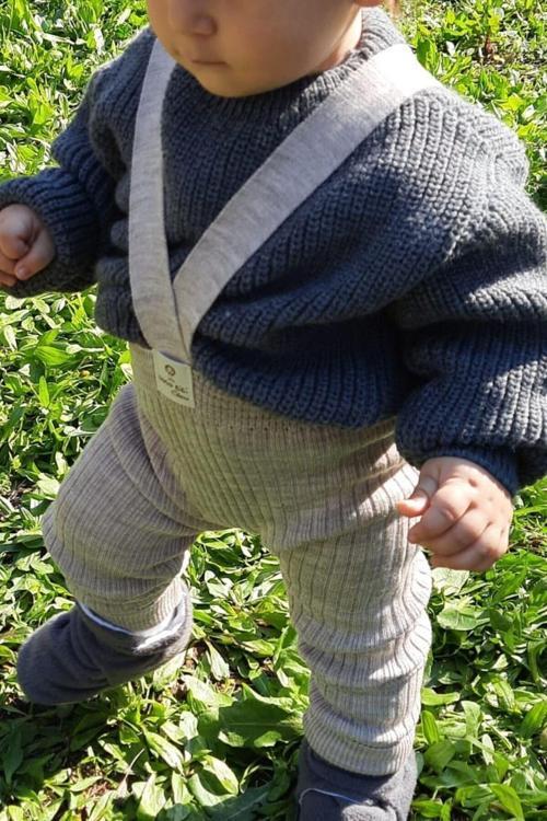 Minytrendy Kız/Erkek Bebek Triko Tayt & Kazak Alt Üst 2'Li Takım 3-24 Ay