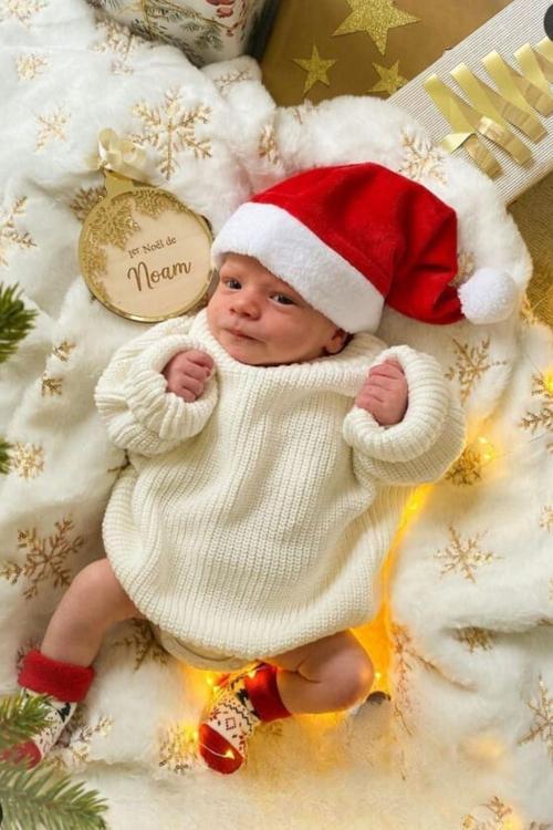 Minytrendy Kız Erkek Bebek Selanik Örgü Bisiklet Yaka Triko Çocuk Kazak 6 Ay-5 Yaş Yeni Yıl Kıyafet Bebek Noel