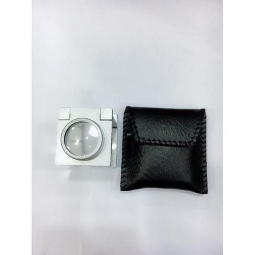 Büro Ev Ofis Hediyesi için 1CM Full Çelik Kaplama Büyüteç Katlanabilir Cep Büyüteci