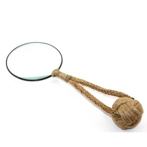 Büro Ev Ofis Hediyesi için Dekoratif Hasır Saplı Büyüteç