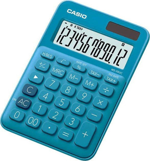 Hesap Makinesi Masa Üstü 12 Hane Mavi Ms-20Uc-Bu