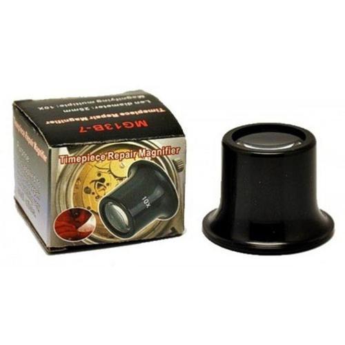Büro Ev Ofis için 10X Büyüten Cam Lensli Büyüteç Saat Takı Tamir Onarımı Göz Büyüteci