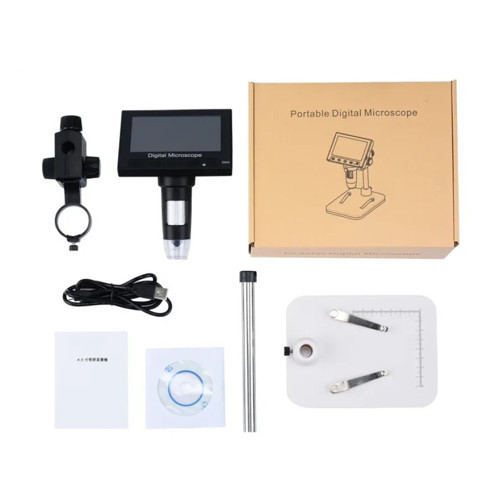 Büro Ev Ofis Okul için 1000x2.0MP 8LCD VGA Ekran USB Dijital Elektronik Mikroskop