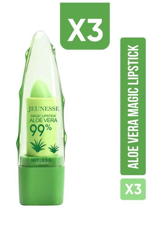 Aloe Vera Magic Lip Stick 3,5 Gram*3 Adet - Sihirli Dudak Balmı