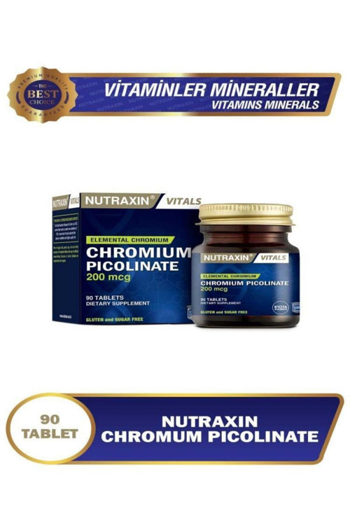 Chromium Picolinate 200 Mcg 90 Tablet