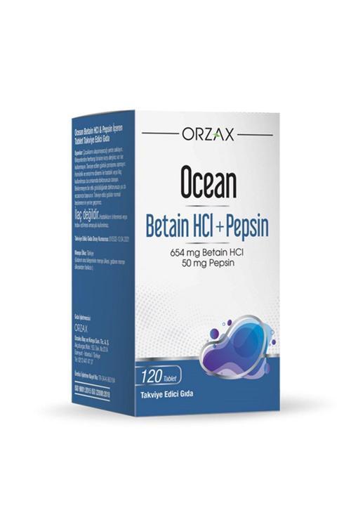 Betain HCI+ Pepsin Takviye Edici Gıda 120 Tablet