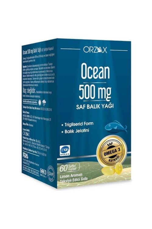 Ocean Balık Yağı 500mg 60 Kapsül